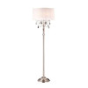 Ore Furniture 65 in. Bhavya Crystal Floor Lamp Gold