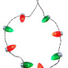 Santas Forest Necklace Flashing Classic Bulb