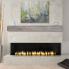 Pearl Mantels 48 in. Acacia Shelf or Mantel Shelf with Weathered Gray & Natural Distressing