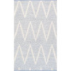 Pasargad 9 x 12 ft. Simplicity Collection Hand - Woven Cotton Area Rug Ivory