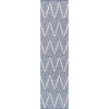 Pasargad 9 x 12 ft. Simplicity Collection Hand - Woven Cotton Area Rug Navy