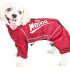 Dog Helios Hurricanine Waterproof & Reflective Full Body Dog Coat Jacket with Heat Reflective Technology - Sporty Red, Medium