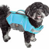 Dog Helios Tidal Guard Multi-Point Strategically-Stitched Reflective Pet Dog Life Jacket Vest - Light Blue Medium