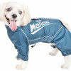 Dog Helios Hurricanine Waterproof & Reflective Full Body Dog Coat Jacket with Heat Reflective Technology, Blue - Small