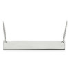 Finest Gold Sterling Silver Large Polished Blank Bar Pendant with Chain