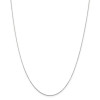 Finest Gold 0.80 mm x 18 in. 10K White Gold Diamond-Cut Cable Chain
