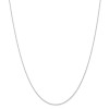 Finest Gold 0.95 mm x 18 in. 14K White Gold Carded Cable Rope Chain