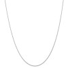 Finest Gold 0.7 mm x 16 in. 14K White Gold Carded Cable Rope Chain