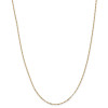 Finest Gold 1.25 mm x 18 in. 14K Yellow Gold Flat Figaro Chain