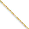 Finest Gold 1.80 mm x 9 in. 14K Yellow Gold Flat Figaro Chain