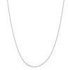 Finest Gold 0.50 mm x 24 in. 14K White Gold Box Chain
