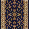 Radici 1592-1082-NAVY Como Rectangular Navy Blue Traditional Italy Area Rug- 7 ft. 9 in. W x 11 ft. H