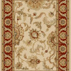 Radici 1621-1742-IVORY-BRIC Como Rectangular Ivory & Brick Transitional Italy Area Rug- 7 ft. 9 in. W x 11 ft. H