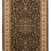 Radici 1318-1521-BLACK Noble Rectangular Black Traditional Italy Area Rug- 5 ft. 5 in. W x 8 ft. 3 in. H