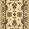 Radici 1330-1212-IVORY Noble Rectangular Ivory Traditional Italy Area Rug- 7 ft. 9 in. W x 9 ft. 6 in. H