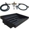 Tretco 21 in. 14GA Powder Coated Burner Island Kit Natural Gas
