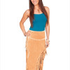 Scully Womens Leather Skirt - Old Rust- Extra Large