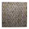 Screen Gems Metallic Ridge Silver Wall Art- 36 x 36 in.