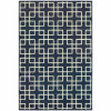 Oriental Weavers Ellerson 6140B 5x8 Rectangle - Navy/ Ivory-PolyP/Polyester