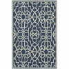 Oriental Weavers Meridian 2205B 8x11 Rectangle - Navy/ Ivory-Polypropylene