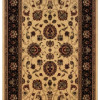 Oriental Weavers Ariana 130/7 4x6 Rectangle - Ivory/ Black-Polypropylene