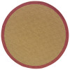Oriental Weavers Lanai 525O8 8 Round Round - Beige/ Red-Polypropylene