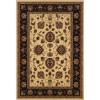 Oriental Weavers Ariana 130/7 2x8 Runner - Ivory/ Black-Polypropylene