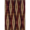 Oriental Weavers Adrienne 4193B 10x13 Rectangle - Stone/ Red-Polypropylene