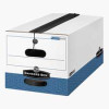 Fellowes Mfg. Co. Liberty Banker Box- Legal- 15in.x24in.x10in.- 12-CT- White-Blue