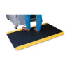 Genuine Joe Anti-Fatigue Mat- Beveled Edge- 3ft.x5ft.- Yellow Border- Black