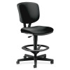 The HON COMPANY HON5705SB11T Stool Task Chair 27 in. x 29.5 in. x 49 in. Leather- Black