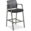 Lorell Mesh Back Guest Stool Black