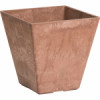 Novelty Manufacturing 10 in. Square Ella Planter Rust