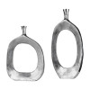 212 Main 20187 Cierra Cast Aluminum Vases - Set of 2