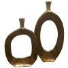 212 Main 18965 Kyler Textured Bronze Vases - Set of 2