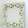 Wayborn Home Furnishings 33 x 25.5 x 0.625 in. Beveled Squared Mirror Gold Leaf Design - Mirror