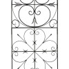 Achla Garden Aldrich Trellis - Graphite Powdercoat