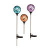 Luminous Garden Iron Multi Color 28.7 in. Shimmering Solar Garden Stake - Case of 12