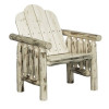 Montana Woodworks Deck Patio Adirondack Chair with Grade Oil Exterior