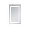 Elegant Decor 18 x 30 in. Helios Hardwired LED Mirror with Touch Sensor & Color Changing Temperature - 3000K-4200K-6400K
