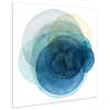 Empire Art Direct 38 x 38 in. Evolving Planets I Abstract Frameless Tempered Glass Panel Contemporary Wall Art