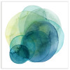 Empire Art Direct 38 x 38 in. Evolving Planets IV Abstract Frameless Tempered Glass Panel Contemporary Wall Art