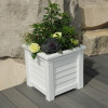 Mayne Lakeland 16x16 Planter White