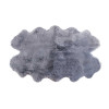 4 x 6 in. Sheepskin Rug - Gray