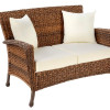 W Unlimited Outdoor Faux Sea Grass Garden Patio Loveseat