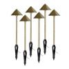 Path & Area 3 watt LED Landscape Light - Dome Top, Pack of 6