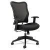 VL702 High-Back Swivel-Tilt Work Chair Black Mesh