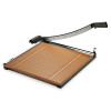 Wood Base Guillotine Trimmer- 15 Sheets- Wood Base- 18 x 18