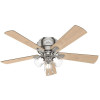 Hunter 52 in. 5 Blade Indoor Brushed Nickel Ceiling Fan