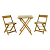 Linon Home Decor Acacia Bistro Set - 3 Piece